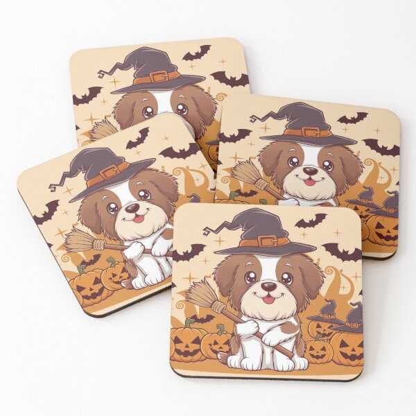 Item preview, Cute Kawaii St Bernard Halloween Charm designed and sold by NeatThingLover.