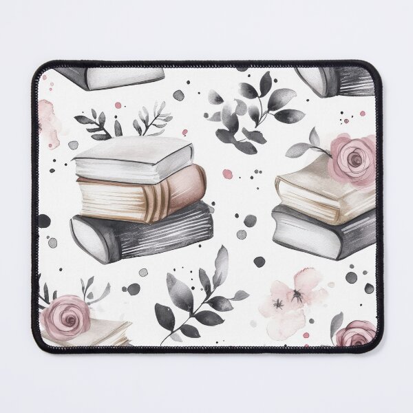 Item preview, pattern with books and glasses designed and sold by paratynka.