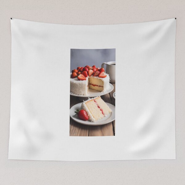 Item preview, Coconut and strawberry cake designed and sold by pennafina.