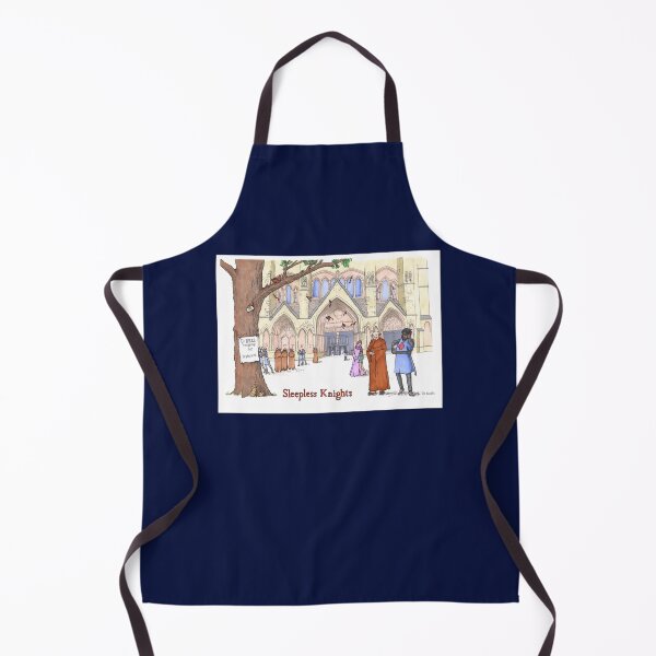 Item preview, Sleepless Knights - Medieval humor poster designed and sold by MNoblestudio.