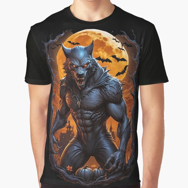 Aperçu de l'œuvre Cauchemar : Loup-garou au clair de lune créée et vendue par CamillaCreation.