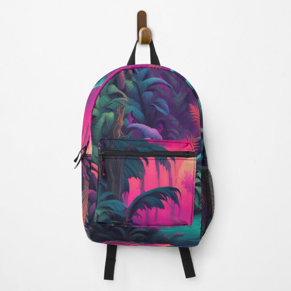 Item preview, Neon Jungle Theme Pattern designed and sold by BirdsnStuff.