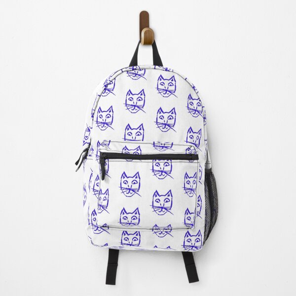 Item preview, Surprised Royal Blue Cat designed and sold by MagentaTwilight.