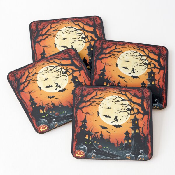 Item preview, Spooky Halloween, Eat Drink & Be Scary designed and sold by ArtPixelHaven.
