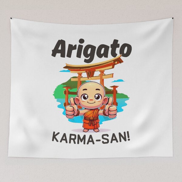 Item preview, Arigato KARMA-SAN! Gratitude Glow designed and sold by SplashTastic.