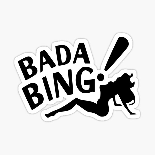 Vista previa del artículo con la obra «The Sopranos Bada Bing», diseñado y vendido por Alejandra cabrera.