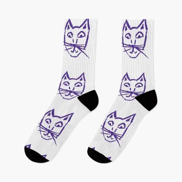 Item preview, Surprised Purple Cat designed and sold by MagentaTwilight.
