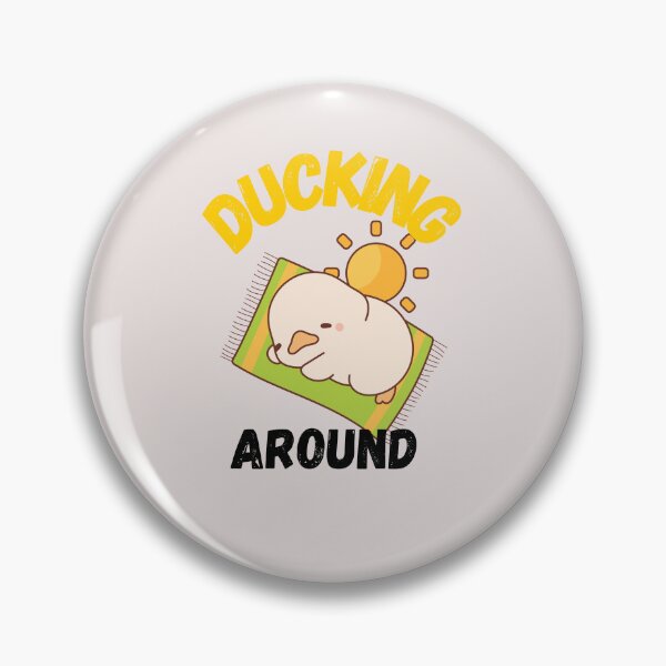 Item preview, Ducking Around, Unproducktive, Cute Anime Duck, Kawaii Duck designed and sold by craftymilenials.