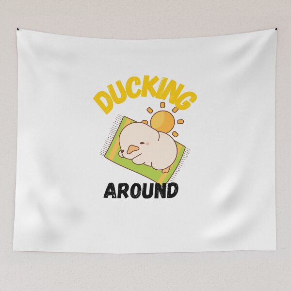 Item preview, Ducking Around, Unproducktive, Cute Anime Duck, Kawaii Duck designed and sold by craftymilenials.