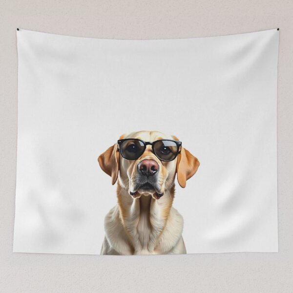 Item preview, Funny cool Labrador Retriever wearing sunglasses designed and sold by LazyOwlStore.