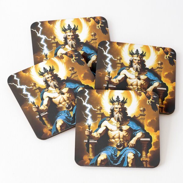 Item preview, Zeus Jupiter Greek Mythology Gods Baroque designed and sold by Mythic-Threads.