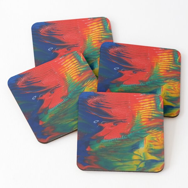 Item preview, Paint red blue green yellow Artistic Patterns (Cool, Modern) designed and sold by MsUnaun.
