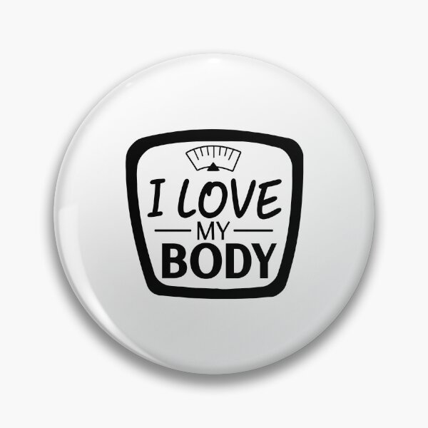 Item preview, I Love My Body | Body Positivity Quote Design designed and sold by NiceQuotesBro.