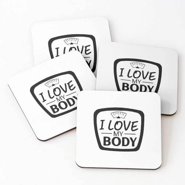 Item preview, I Love My Body | Body Positivity Quote Design designed and sold by NiceQuotesBro.