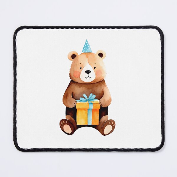 Item preview, Cute bear with gift designed and sold by Victoria Riabov.