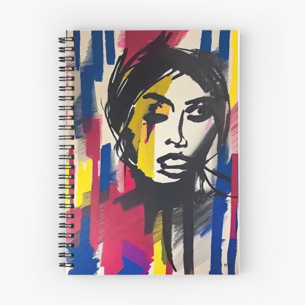 Item preview, black brush portrait  designed and sold by trendero.