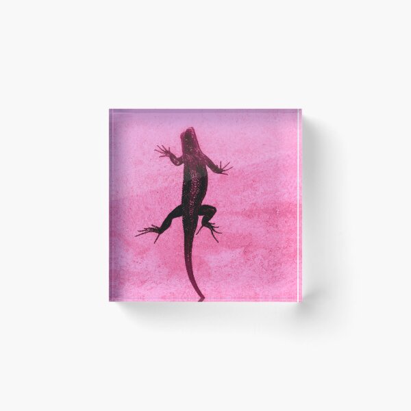 Item preview, lizard on pink wall 05/09/18 designed and sold by Shellaqua.