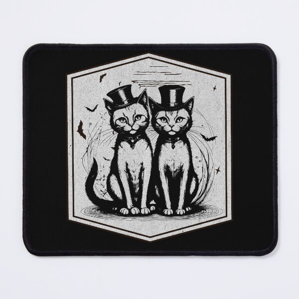 Item preview, Cute cat couple on halloween designed and sold by Purr95.
