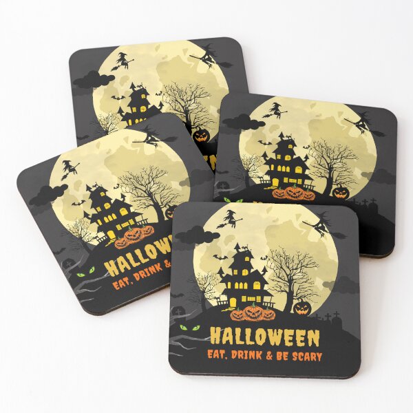 Item preview, Spooky Halloween, Eat Drink & Be Scary designed and sold by ArtPixelHaven.