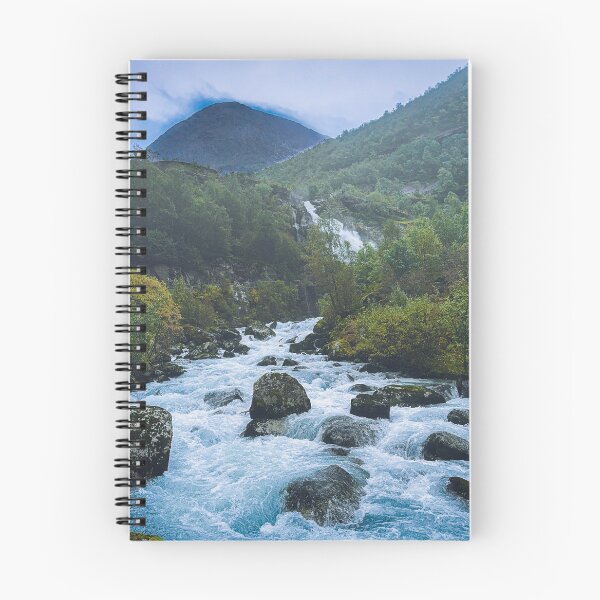 Item preview, Glacier waterfall Olden Norway designed and sold by AJ Peaty.