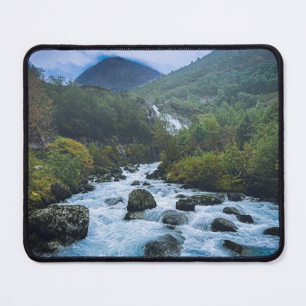 Item preview, Glacier waterfall Olden Norway designed and sold by AJ Peaty.