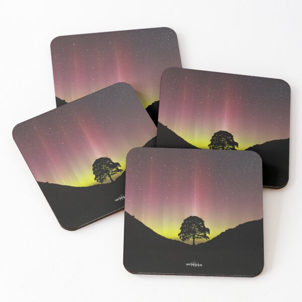 Item preview, Sycamore Gap with Stong Aurora designed and sold by Wilphotography.
