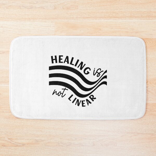 Item preview, Healing Is Not Linear | Mental Health Quote Design designed and sold by NiceQuotesBro.