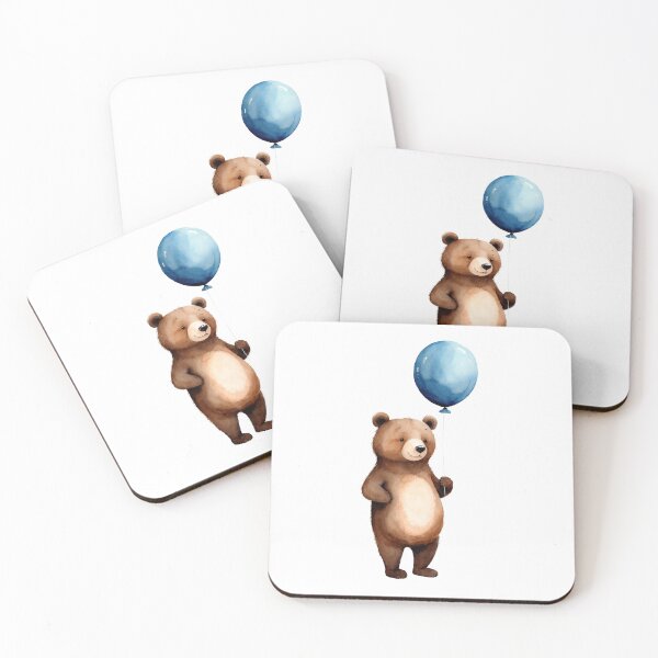 Item preview, Cute bear with balloon designed and sold by Victoria Riabov.