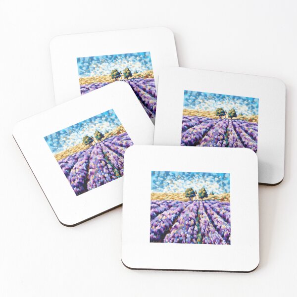 Item preview, Abstract lavender field in Provence designed and sold by Aficionado Tees.