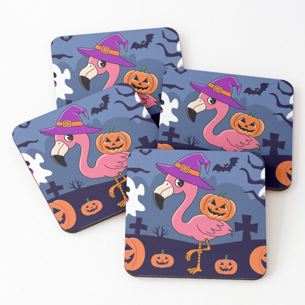Item preview, Spooky Kawaii Flamingo Halloween designed and sold by NeatThingLover.