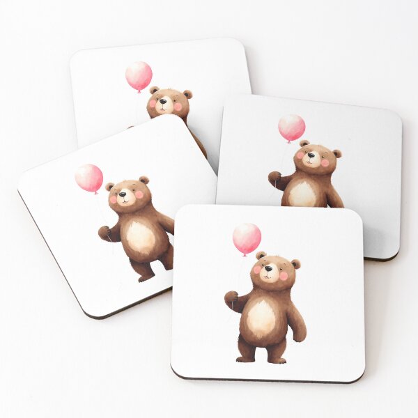 Item preview, Cute bear with balloon designed and sold by Victoria Riabov.