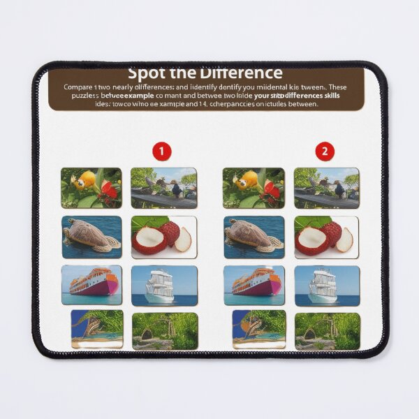 Item preview, Spot the Difference: Nautical and Nature Puzzles designed and sold by merve02shop.