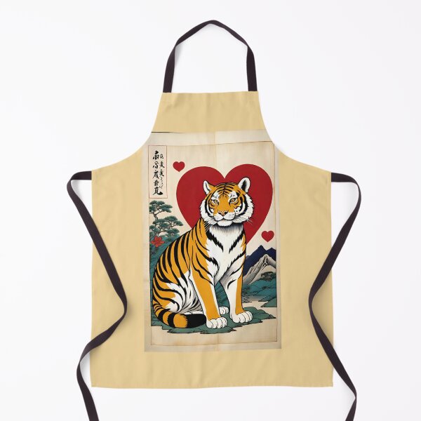 Item preview, asian tiger and a heart designed and sold by JustStraight.