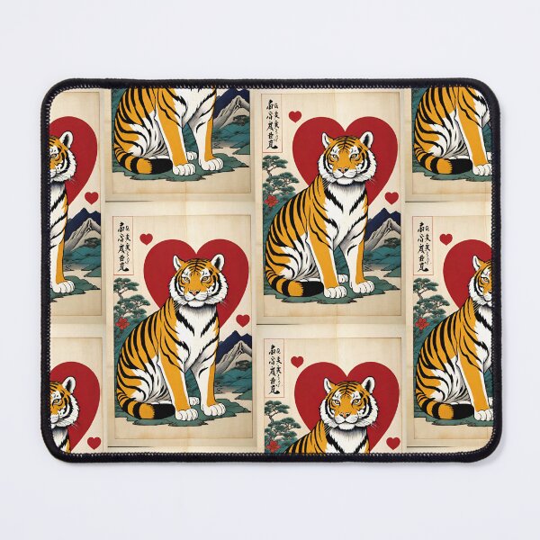 Item preview, asian tiger and a heart designed and sold by JustStraight.
