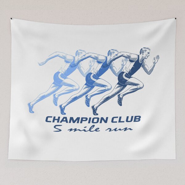 Item preview, Champion club 5 mile run designed and sold by Colorfulman.