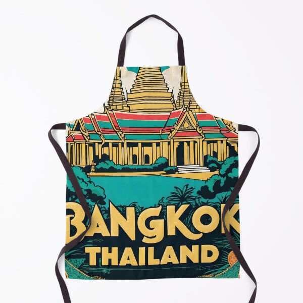Item preview, Bangkok Thailand Vintage Travel Tourism designed and sold by TravelersGems.