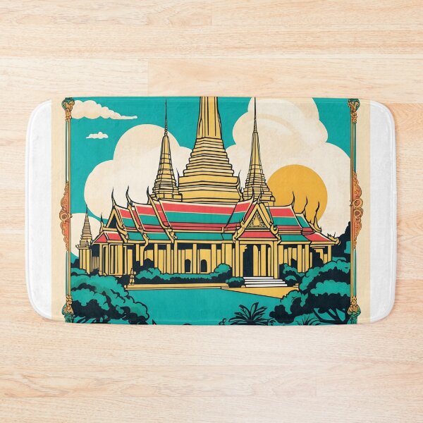 Item preview, Bangkok Thailand Vintage Travel Tourism  designed and sold by TravelersGems.