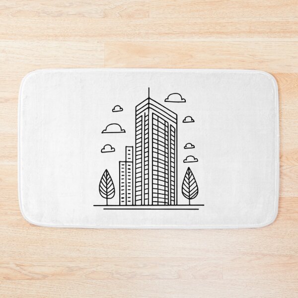 Item preview, Modern skyscraper with glass facade designed and sold by rasagamastore.