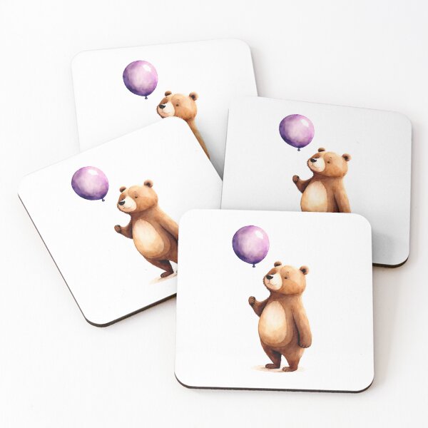 Item preview, Cute bear with balloon designed and sold by Victoria Riabov.