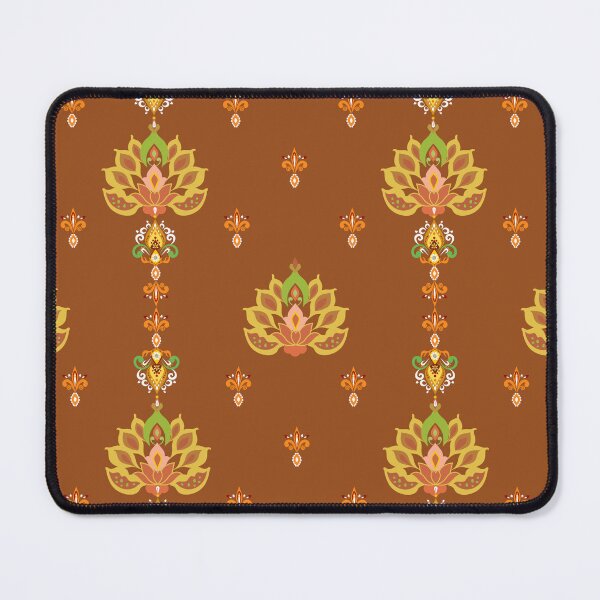 Item preview, Elegant Damask Design Brown theme background designed and sold by SeamlessHub4289.