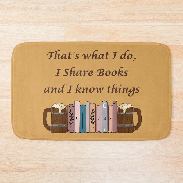 Item preview, I Share Books and I Know Things designed and sold by weedaisy.