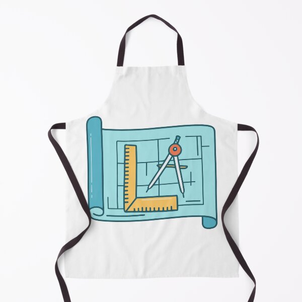 Item preview, A blueprint plan with a compass and ruler designed and sold by rasagamastore.