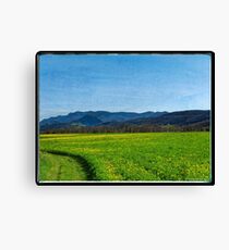 "Paysage champêtre" Canvas Print