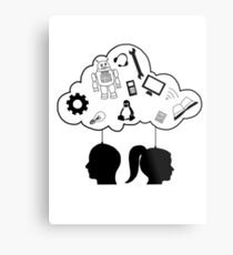 Think about the future - IT Metal Print