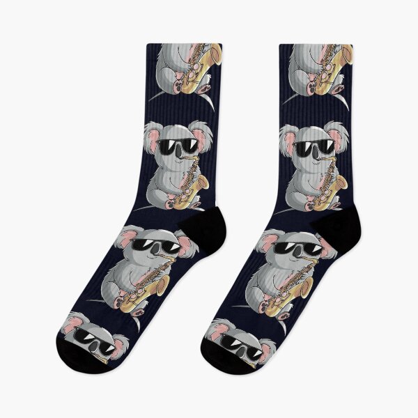 Item preview, Cool Koala Playing the Saxophone Design, Music Lover Fun  designed and sold by madtoyman.
