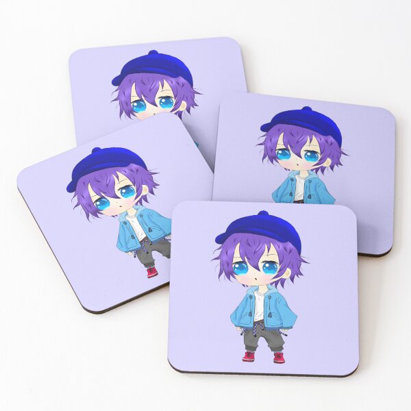 Item preview, Cool Chibi Boy with Purple Hair and Blue Jacket designed and sold by JJMasters.