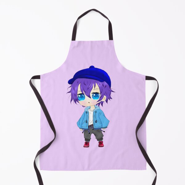 Item preview, Cool Chibi Boy with Purple Hair and Blue Jacket designed and sold by JJMasters.