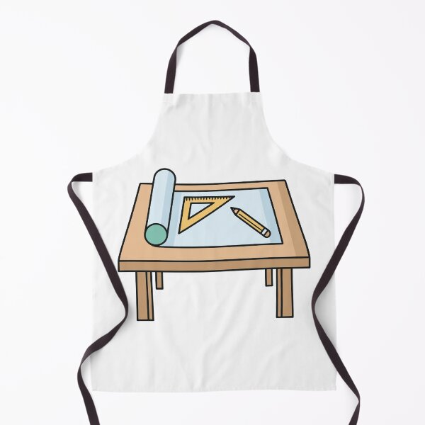 Item preview, drafting table with T-square and pencil and architecture plan designed and sold by rasagamastore.