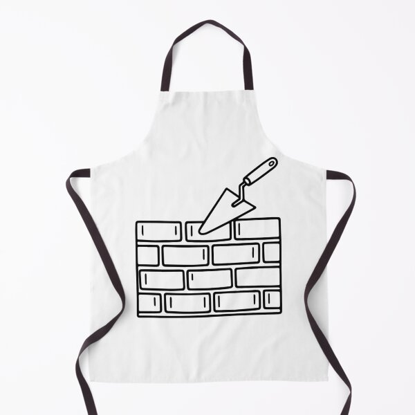 Item preview, Brick wall with trowel and mortar designed and sold by rasagamastore.