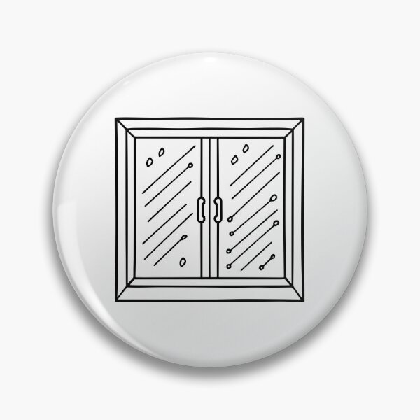 Item preview, Glass window with glazing points designed and sold by rasagamastore.